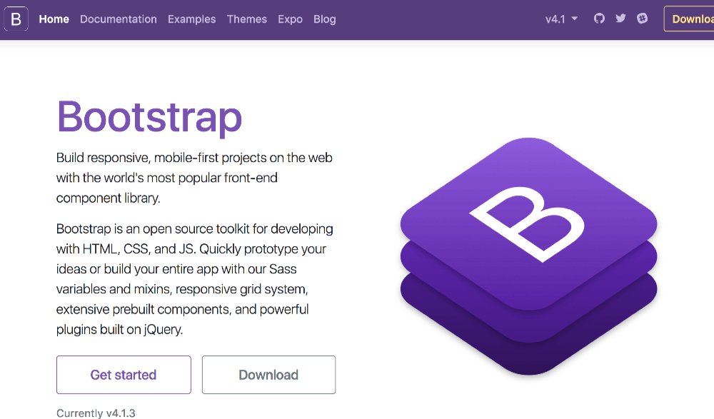 Bootstrap4公式ページ