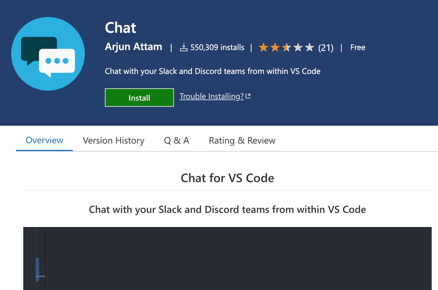 VSCodeとWebサービス連携 DiscordとSlackチャットができる「Chat」
